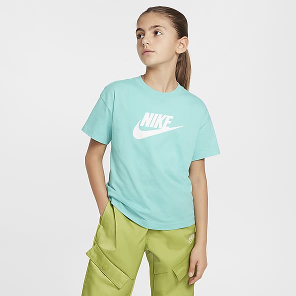 0 25 Loose Green Short Sleeve Shirts. Nike